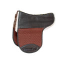 BARTL Rentierfell Satteldecke "AERIAL" DR, mit Teilfell unterlegt und Taschenfunktion, braun
