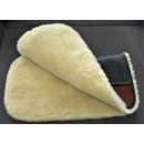BARTL Lammfell Westernpad "SQUARE" braun mit...