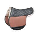 BARTL Rentierfell Satteldecke "AERIAL" VS, mit Teillfell unterlegt und Taschenfunktion, braun