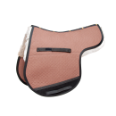 BARTL Rentierfell Satteldecke "AERIAL" VS, mit Teilfell unterlegt braun