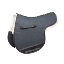 BARTL Rentierfell Satteldecke "AERIAL" VS, mit Teilfell unterlegt braun