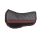 BARTL Lammfell Westernpad "ROUND" mit Taschensystem Lammell braun / Textil braun