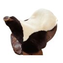 BARTL Lammfell Western Sitzbezug "DOUBLE COLOR" braun - natur