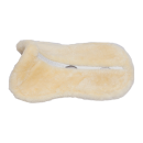 BARTL Lammfell Sattelkissen "TURNIER AIR PROFESSIONAL" natur / weiss
