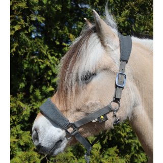 Fleece Halfter grau Full / Warmblut